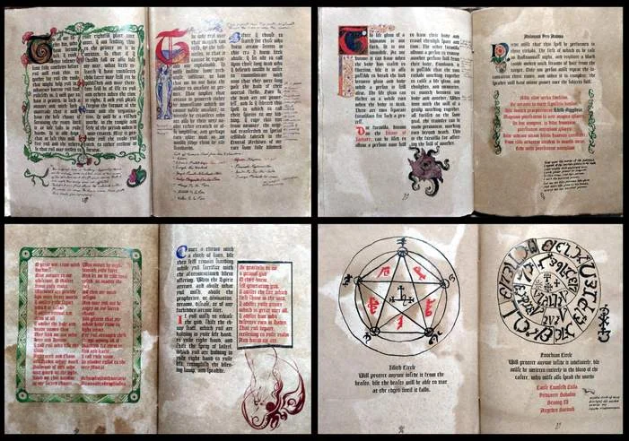 More sample pages from De Arcanis Tenebris